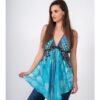 Chronas Accessories - εισαγωγική εταιρεία|JS 05/07, 100%viscose, blue&coral color, free size