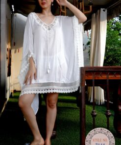 Chronas Accessories - εισαγωγική εταιρεία|Καφτάνι 100 % cotton – free size 7144